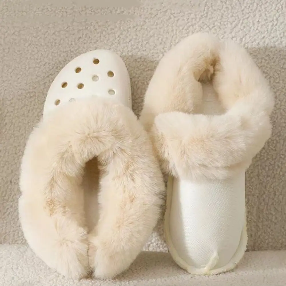 Nuovo inverno caldo calzino alla caviglia ciondoli per scarpe addensare sottopiede in peluche per donna uomo copriscarpe fodera in peluche rimovibile scarpe solette con ciondolo