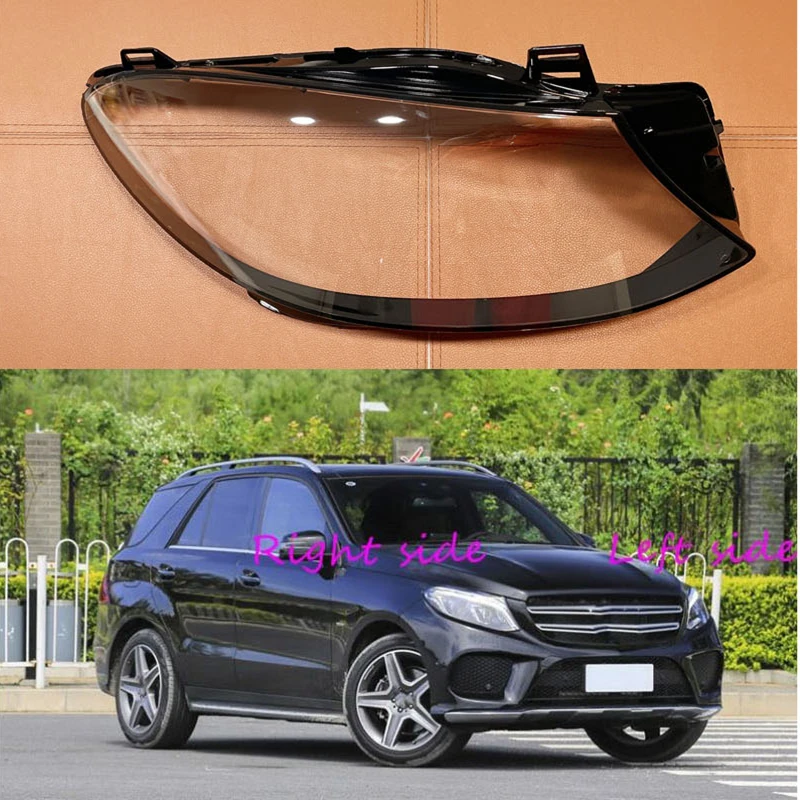 

For Mercedes Benz GLE W292 300 400 450 2015 2016 2017 2018 2019 Car Headlight cover Headlamp Lens Auto Shell Cover