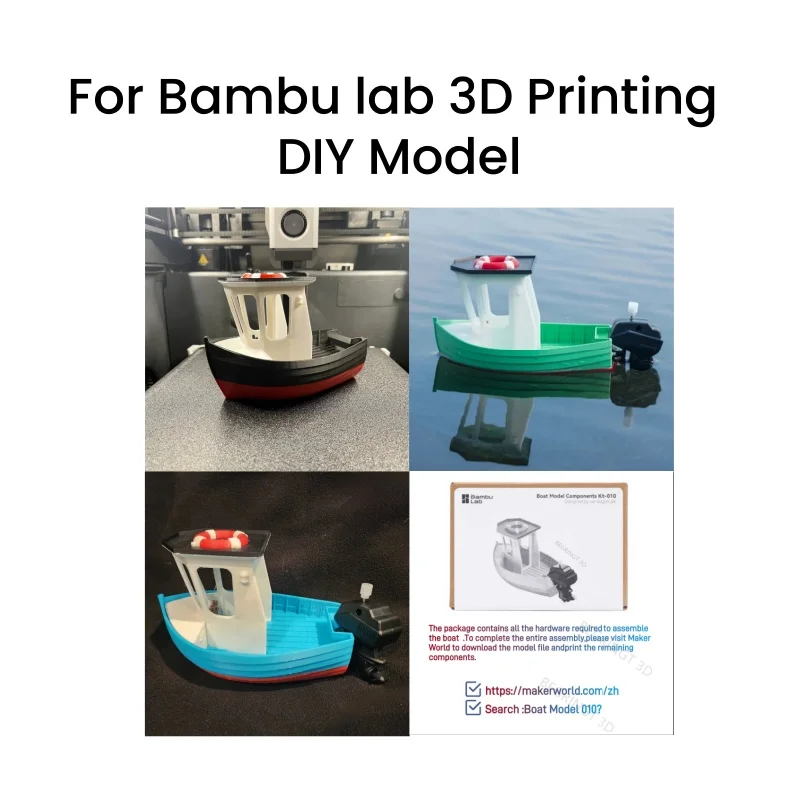 

Bambu Lab 3D-принтер DIY Модель лодки Компоненты модели DIY Kit Bamboo Lab Bambulabs 3D-печать лодки Игрушки Подарок для детей