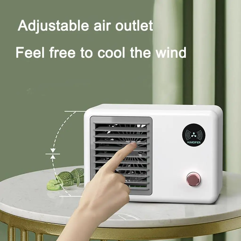 

Conditioner USB Air Cooler 3 ​​Water Tank Cooling Fan 400ml