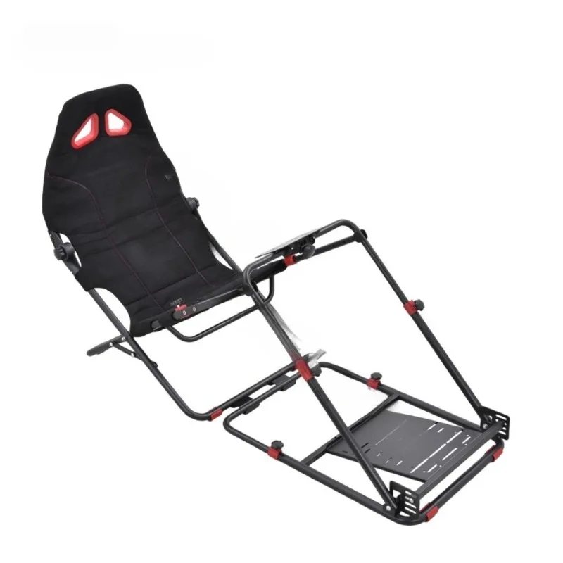 GY070 game seat game station custom foldable driving simulation car seat racing game cockpit with steering wheel bracket
