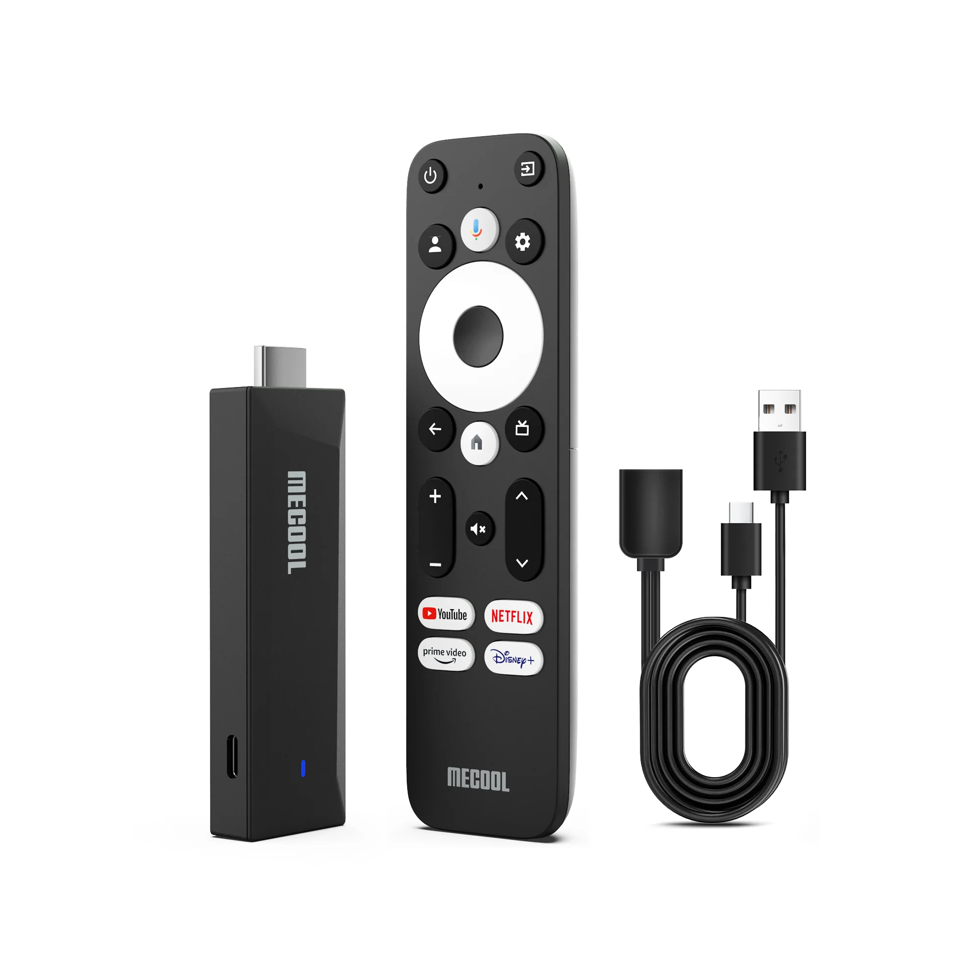 2025 MECOOL Mego 4K TV Stick مع مشغل تبخير Netflix 4K AI SR/PQ 2+8G RTD 1325 HDR10+ WiFi 2.4G/5G BT5.0