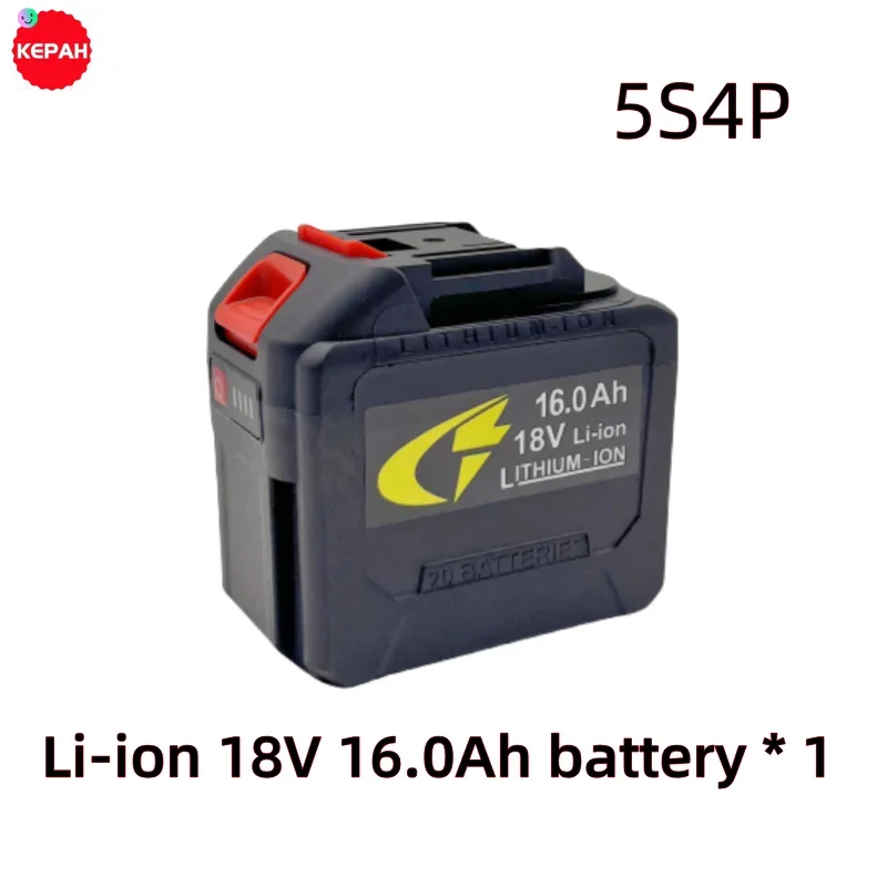 The 5S4P 18V 18650 lithium battery is suitable for the Makita 16.0Ah high current and high-power rechargeable battery. Charger.