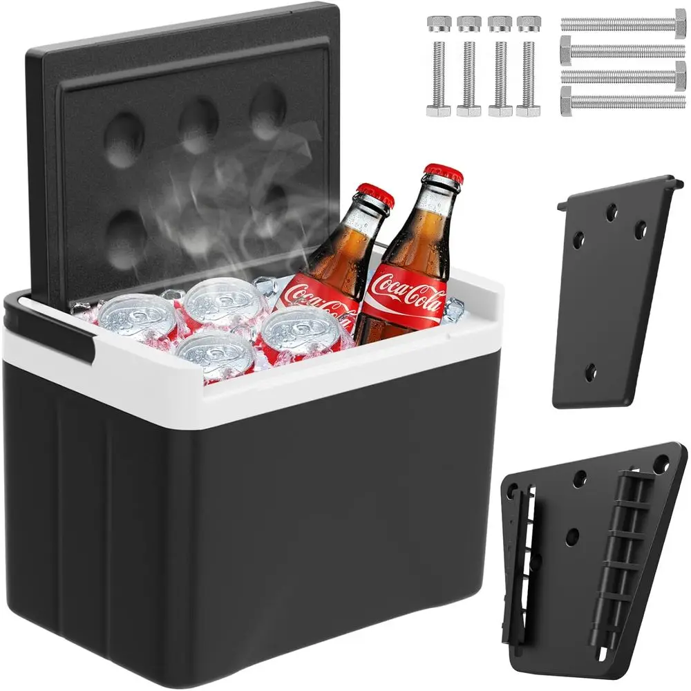 

Utility Vehicle Ice Chest with Mounting Bracket, 6L Capacity Cooler for Outdoor Adventures