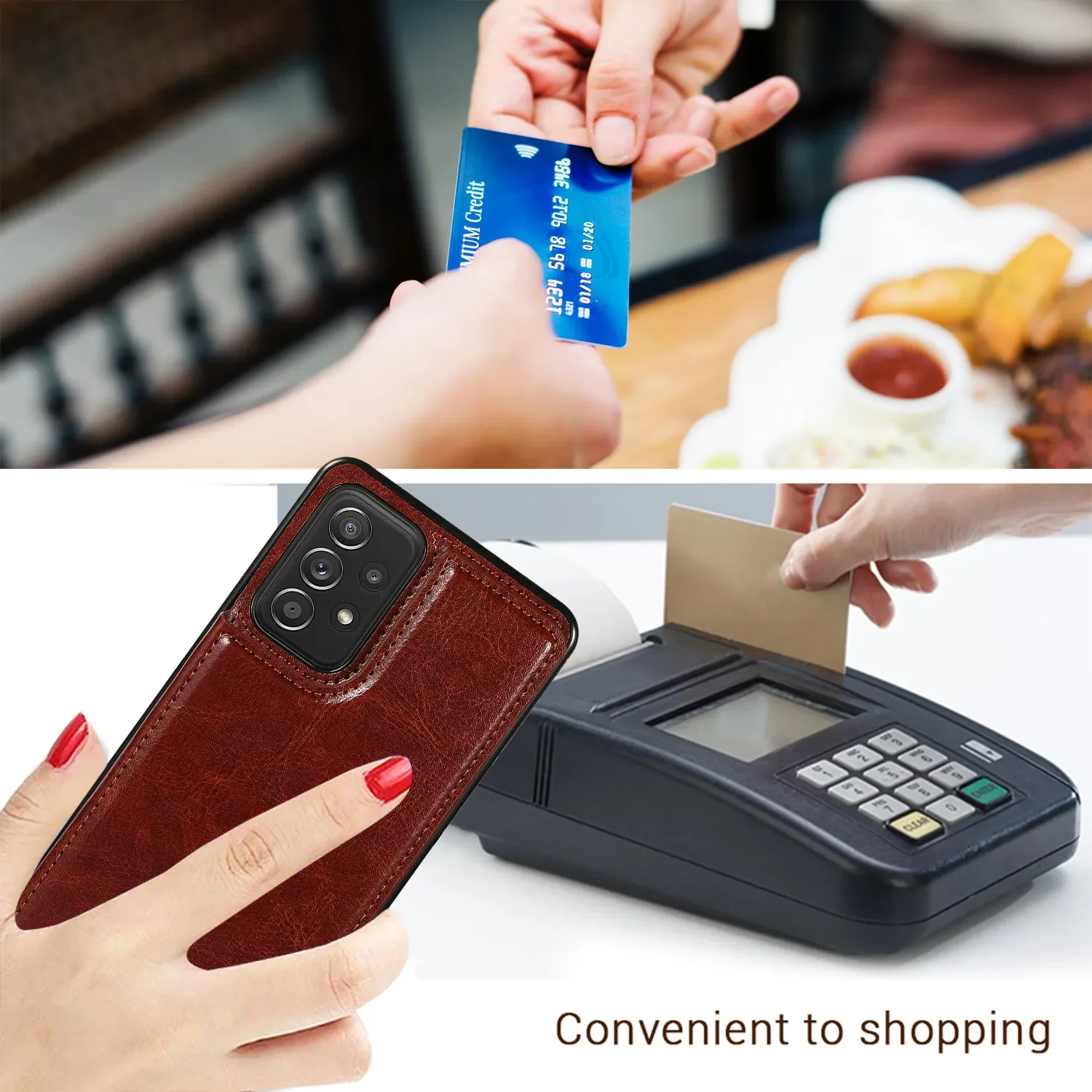 Flip Leather Wallet Case for Samsung Galaxy S21 S20 S23 FE S22 S24 Plus Note 20 Ultra A52S A52 A53 A54 A73 A72 Card Holder Cover