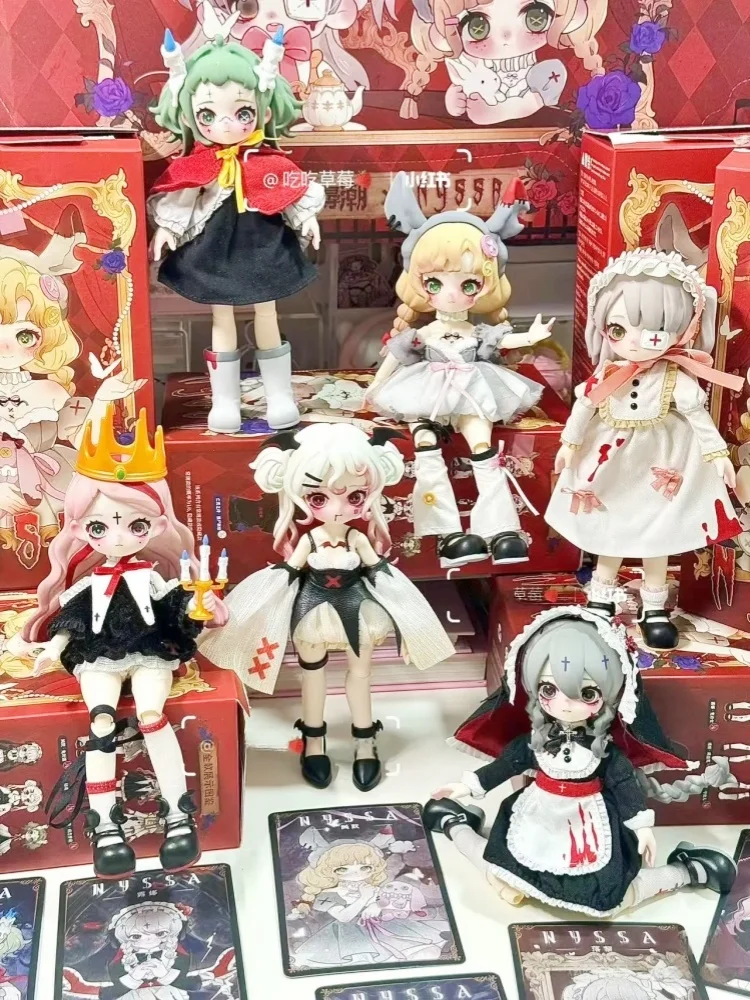 In Stock Nyssa Bizarre Nightmare Series 1/12 Bjd Blind Box Mystery Box Dolls Kawaii Action Anime Figure Toys Gift