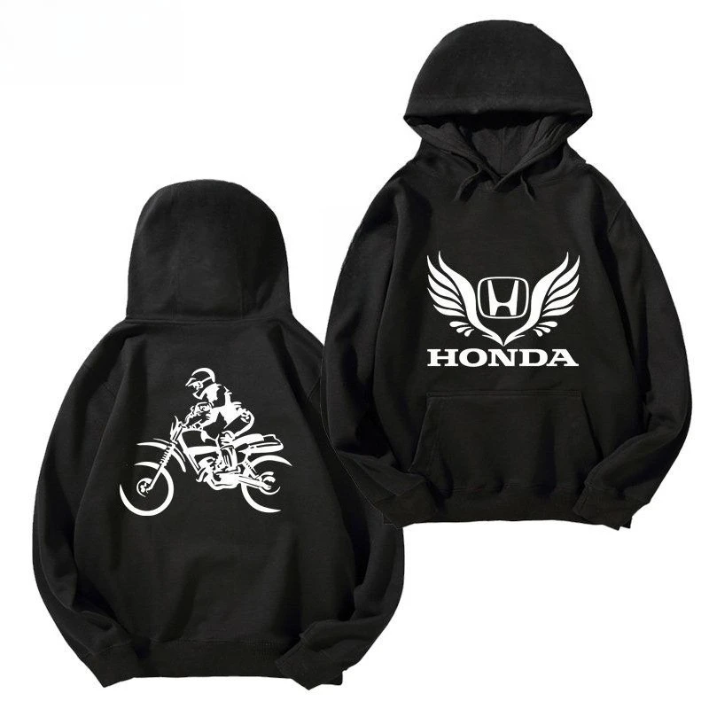 

Hot New Honda Fashion Motorcycle Jacket Sweater Heavy Locomotive Cycling Suit Hooded Sweater Can Be Customized Group Clothes