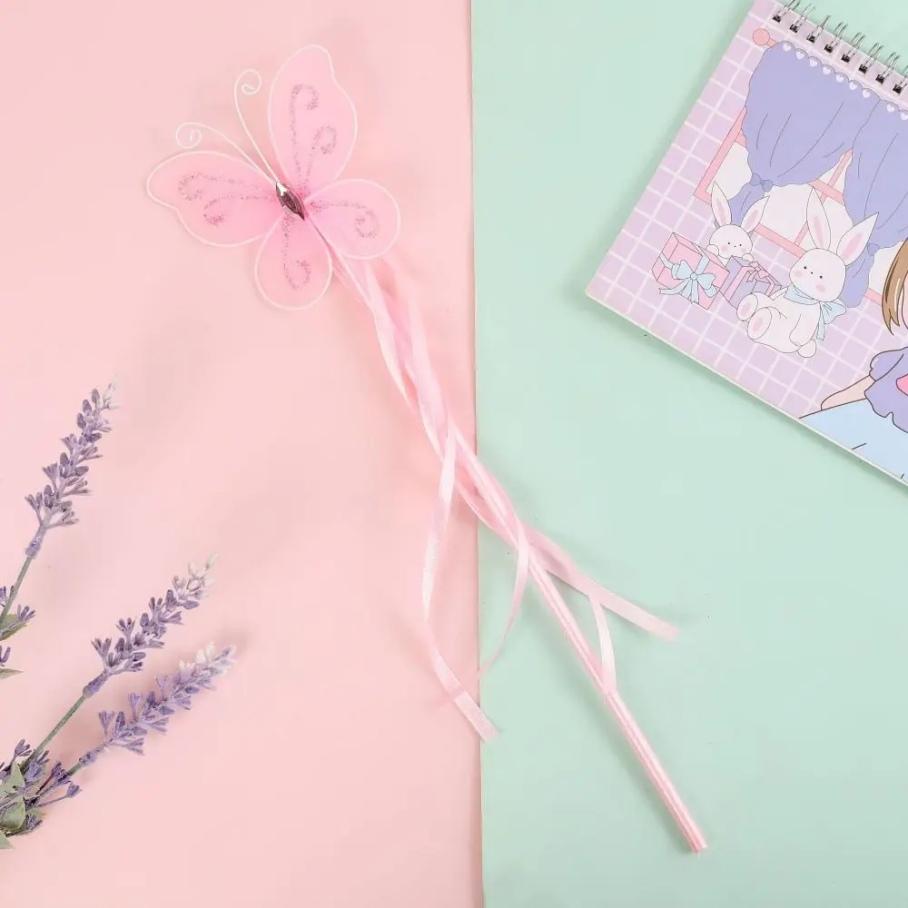 حلم جميلة فراشة الجنية الصولجانات الفتيات عصا لعب الأدوار الملونة الجنية الصولجانات الملونة لطيف الأميرة العصا تأثيري الدعائم