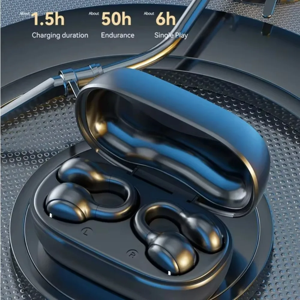 2345069 2028 NEW QCY Original M47 Wireless Earbuds Bluetooth Headset Bone Conduction Sport Earphones With Mic Charging