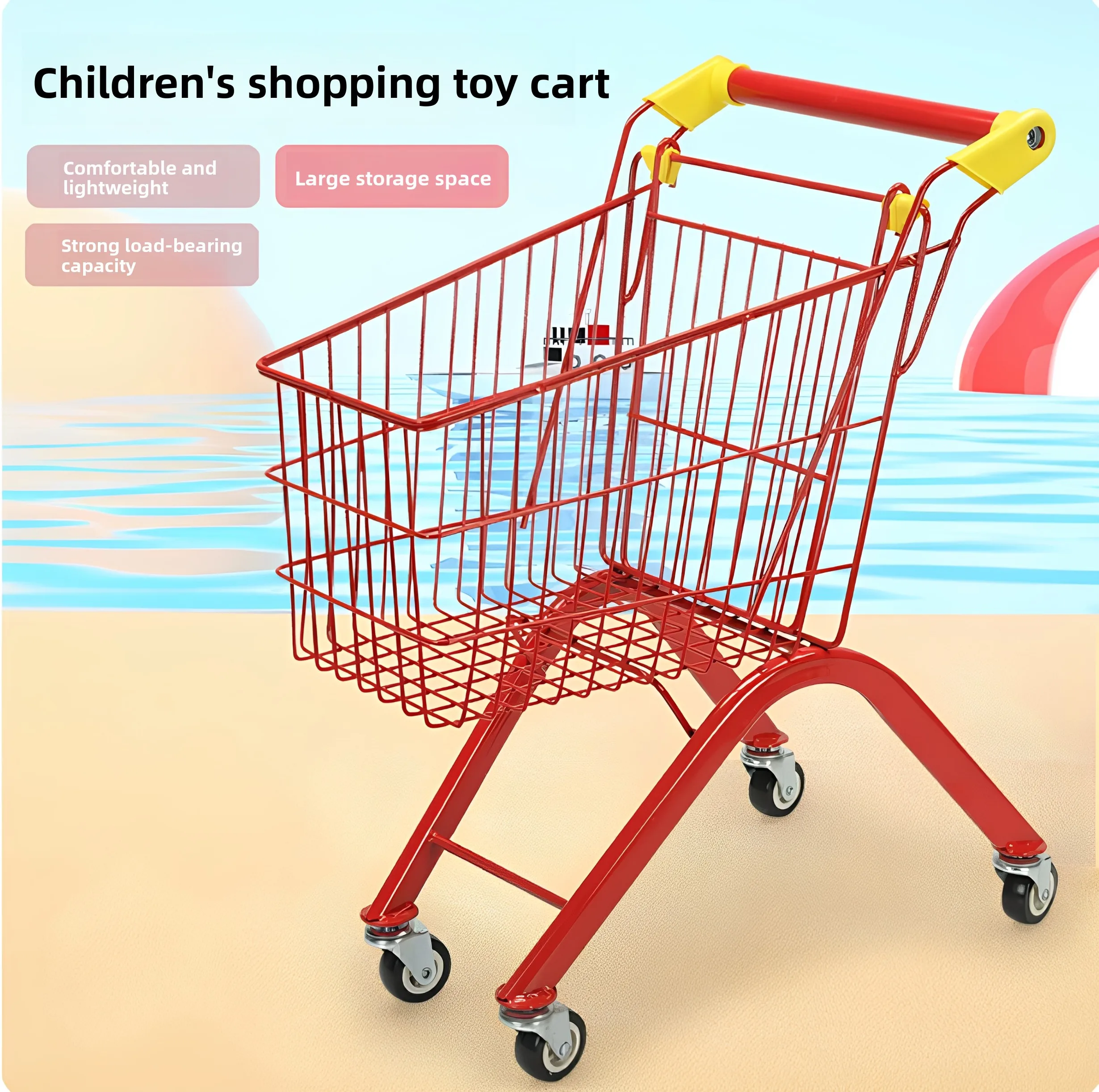 chariot-a-collations-diy-fait-main-chariot-de-courses-pour-enfants-organisateur-de-rangement-portable-cadeau-ideal-pour-la-journee-des-enfants-corps-en-alliage-d'aluminium-camera-integree