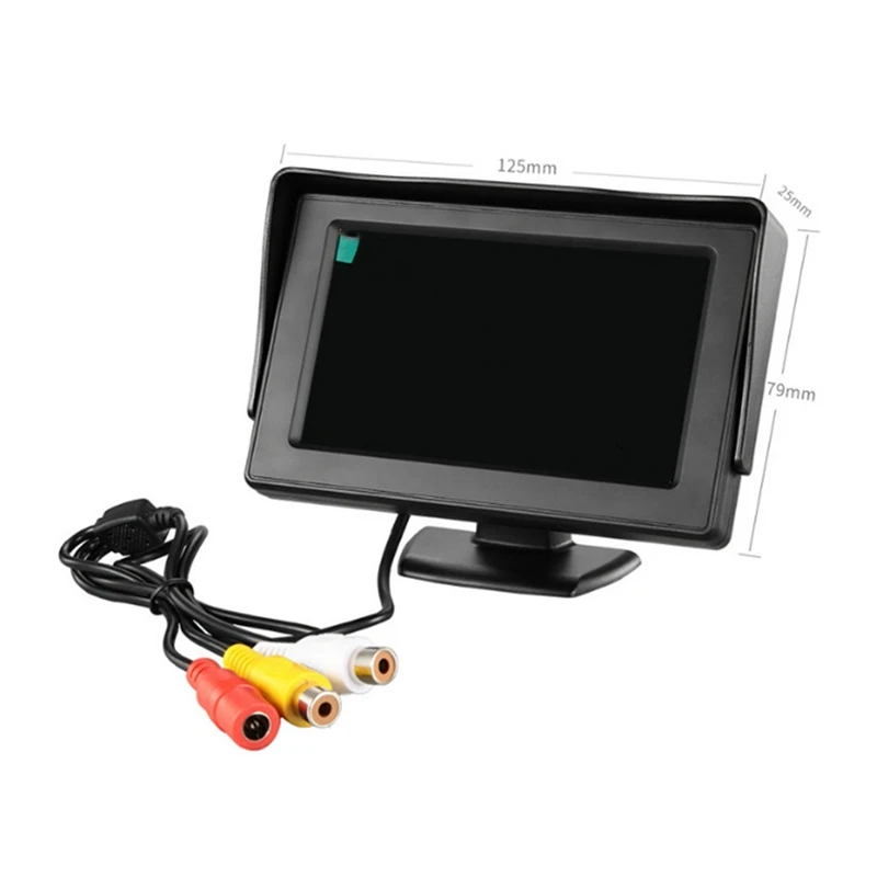 4.3 Inches HD Reversing Display Reversing Image Display Parking Assist Display for Car Truck Trailer