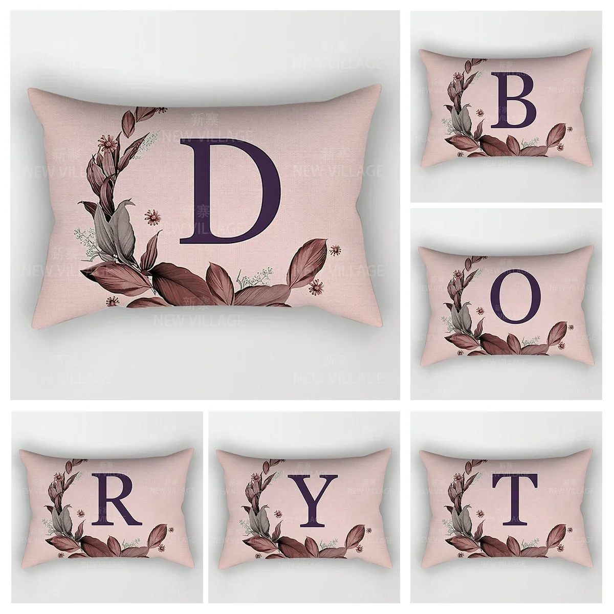 Home Decor 26 Letter Alphabet Pillowcase autumn decoration pillow cushion cover decorations throw pillow covers30*50 40x60 50*70