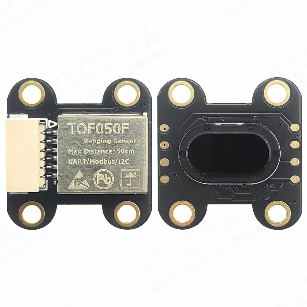 TOF050F Laser Infrared Distance Sensor Module MODBUS IIC Serial Connect 3V-5V with PH1.0MM 6PIN Cable TOF0200F TOF0400F