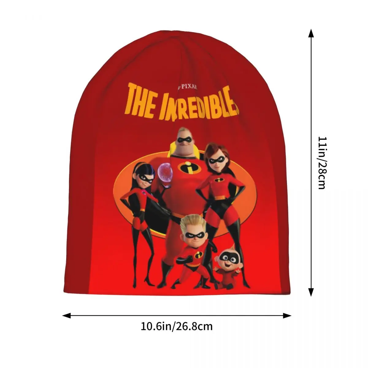 The Incredibles Warm Knitted Cap Hip Hop Bonnet Hat Autumn Winter Outdoor Beanies Hats for Unisex Adult