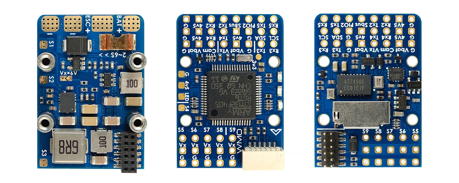 MATEK MATEKSYS F405-WMO Flight Controller STM32F405RGT6 ICM42688P 2~6S Built-in OSD Blackbox For RC FPV Fixed Wing Drone F405