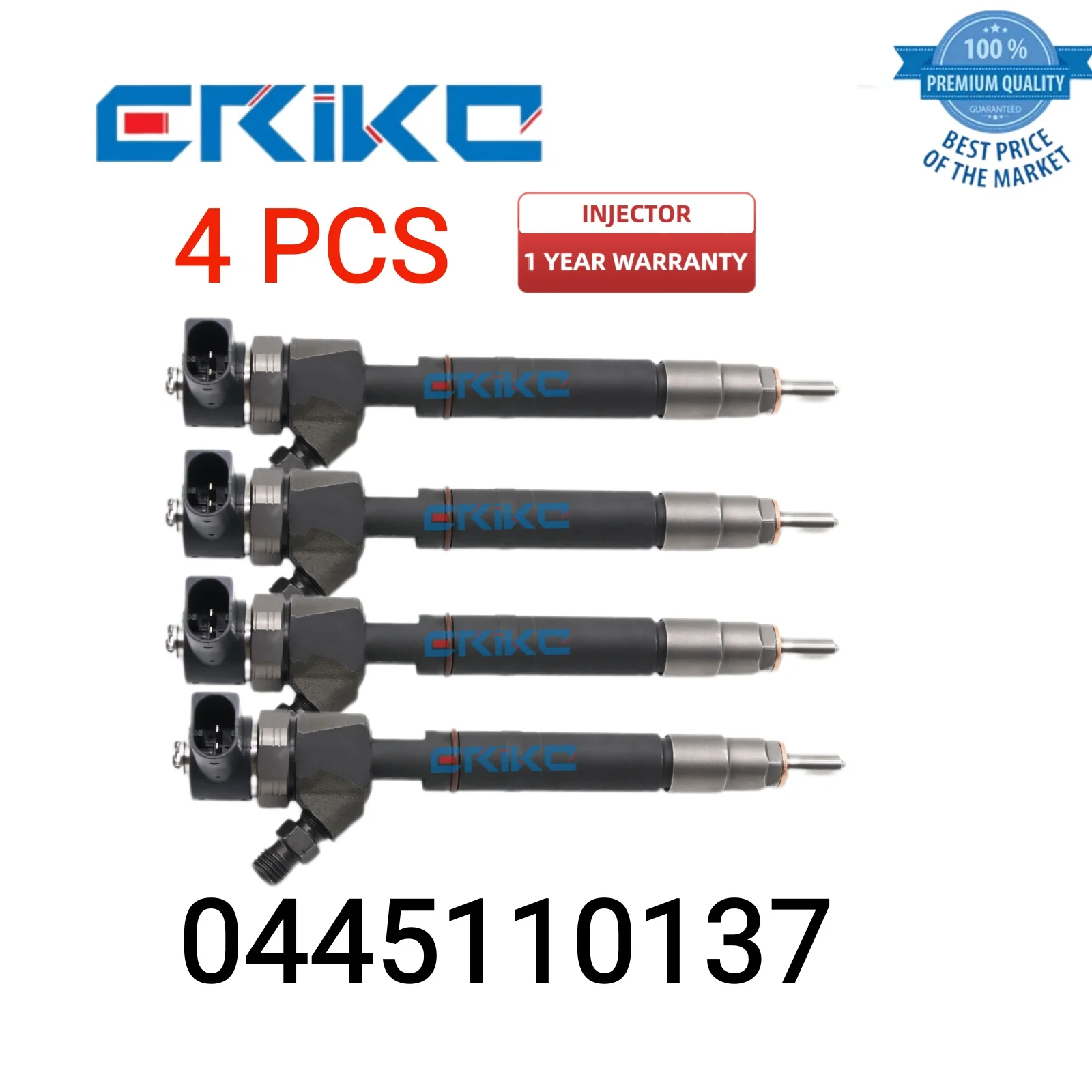 4 PCS 0445110137 Common Rail Diesel Injectors 0 445 110 137 Oil Auto Injector 0445 110 137 0986435113 for Mercedes Sprinter