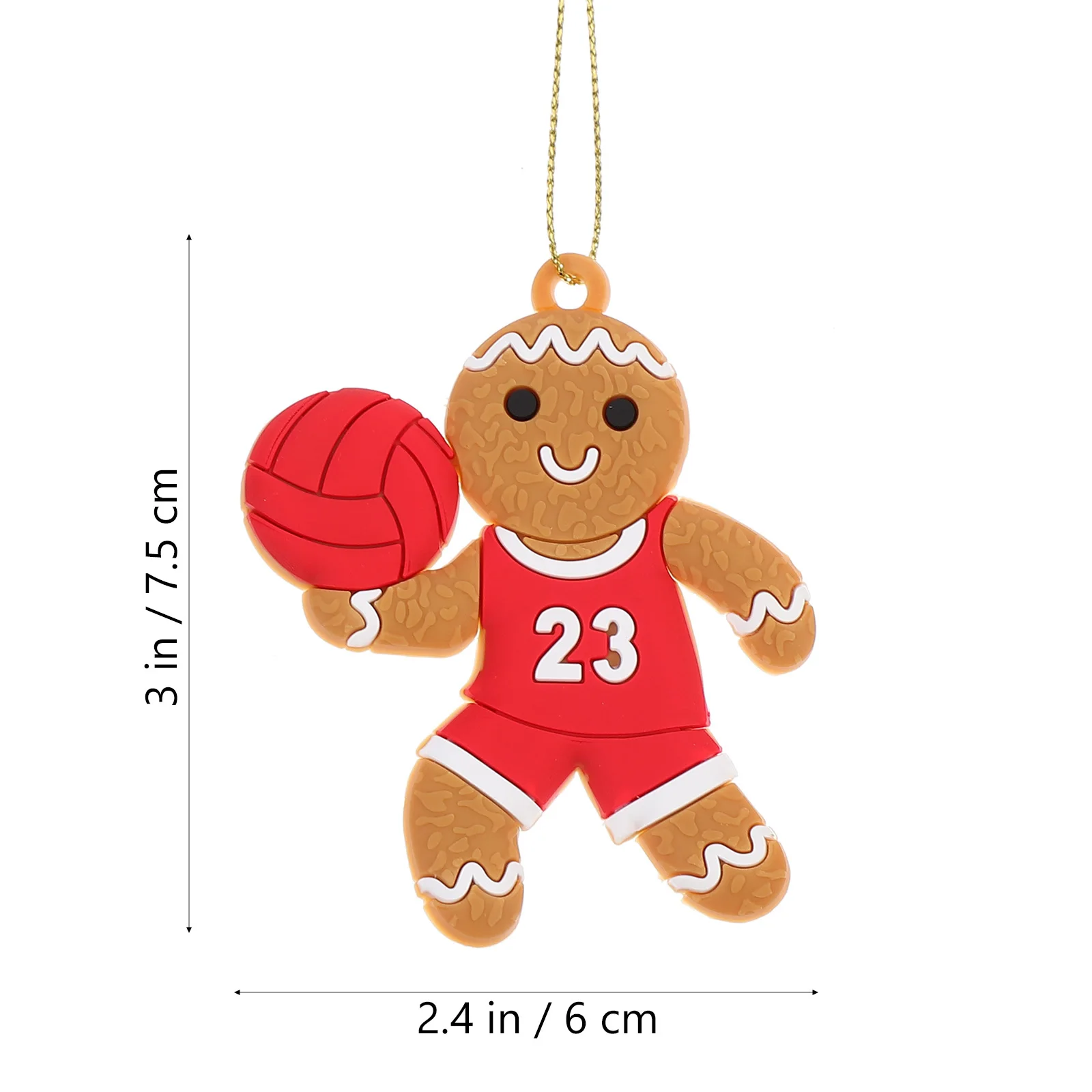 12 قطعة رجل الزنجبيل ديكور معلق لشجرة عيد الميلاد بولي كلوريد الفينيل قلادة مهرجان ديكور المنزل الحلي حفل زفاف حديقة #2