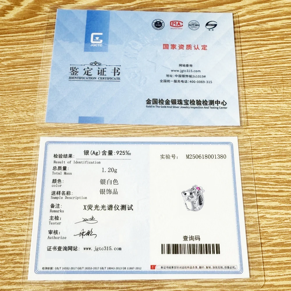 جديد 925 فضة الثعلب الأغنام الجاموس سحر of ley 925 سلسلة مطرز صالح الأصلي قلادة سوار DIY بها بنفسك السيدات مجوهرات