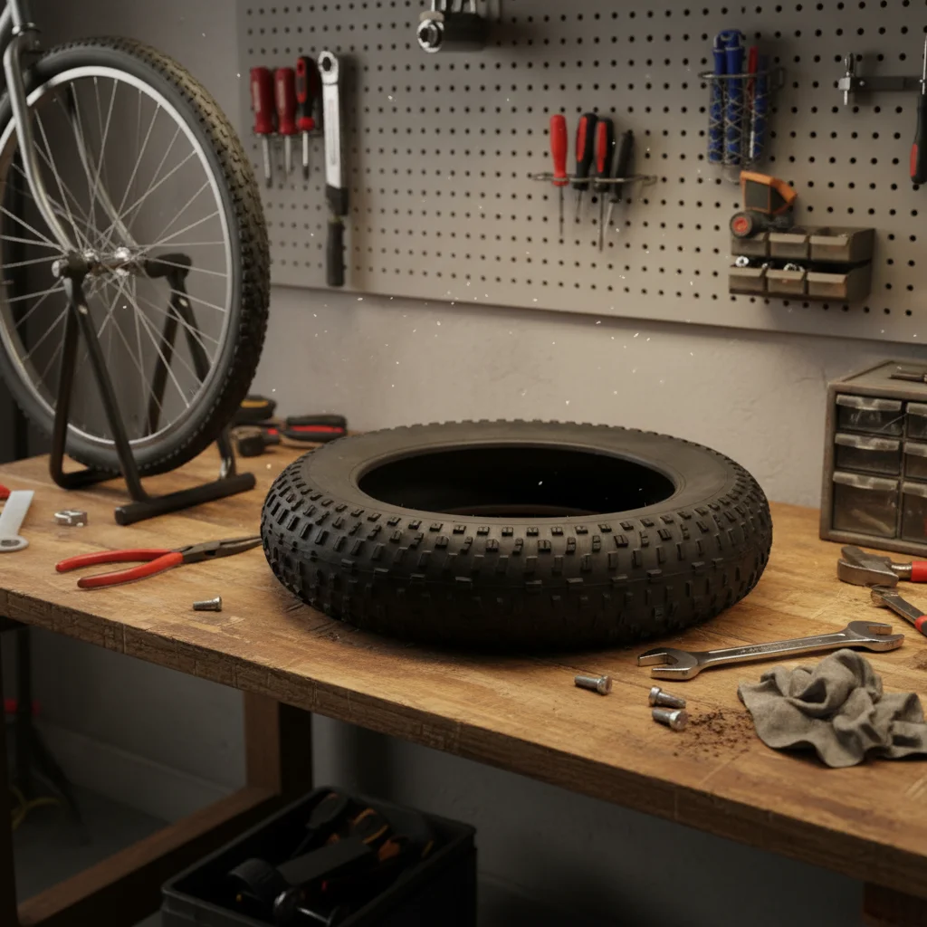 

20x4 0 Electric Bicycle Fat Tire 20 Inch Wide Wheel Anti-skid Outer Tire And Inner Tube For E-bike Cycling Modified Accessories