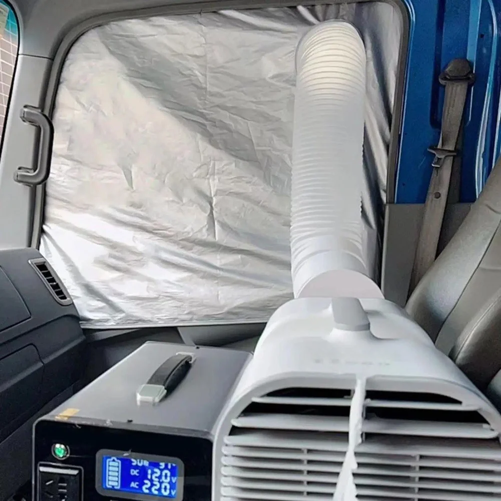 Fabric Car Air Conditioner Hose Cover Window Sunshade Seal Cloth For SUV Sedan Vehicle Cooling System Insulation Accessory