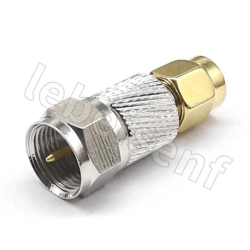 F male to SMA male SMAJ/FJ high frequency adapter copper SMA male to F male radio frequency adapter F adapter