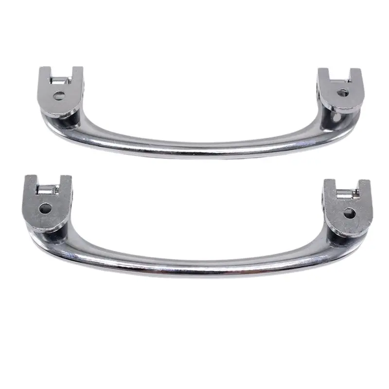 Efficientt-2Pair Chrome Interior Door Pull Handle Universal For Classic Cars Tudor Austin Mini1 964-1993 Transporter/Caravelle