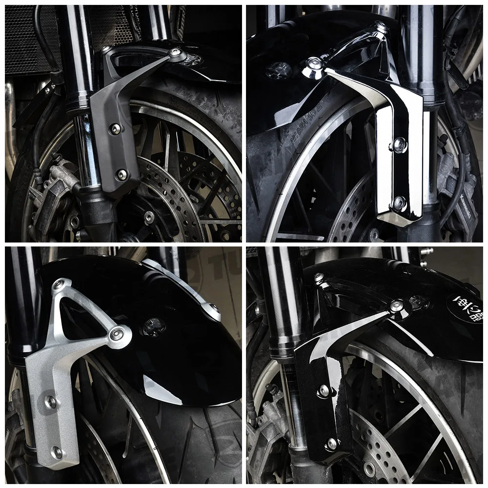 Z900rs Metal Front Fender Arm Bracket Set for Kawasaki Z900RS / CAFE/SE (2018-2025) Motorcycle Exterior Custom Parts Accessories