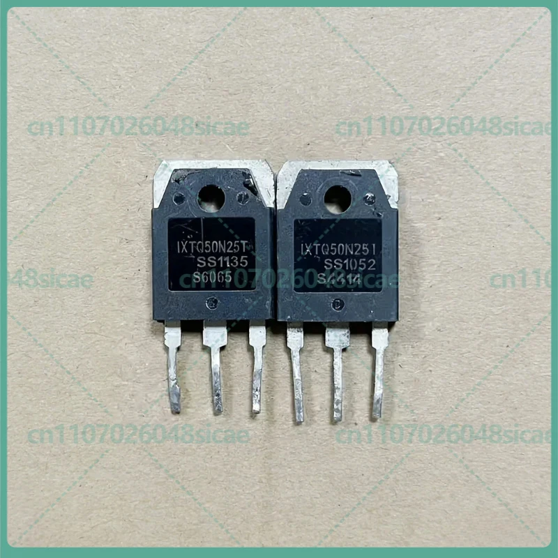 Used 50PCS IXTQ50N25T TO-3P IXTQ50N25 TO-247 50N25 MOSFET