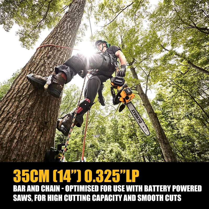 DEWALT DCMCST635 Brushless Cordless 35CM Top Handle Chainsaw 60V XR Flexvolt Garden Lithium Power Tools