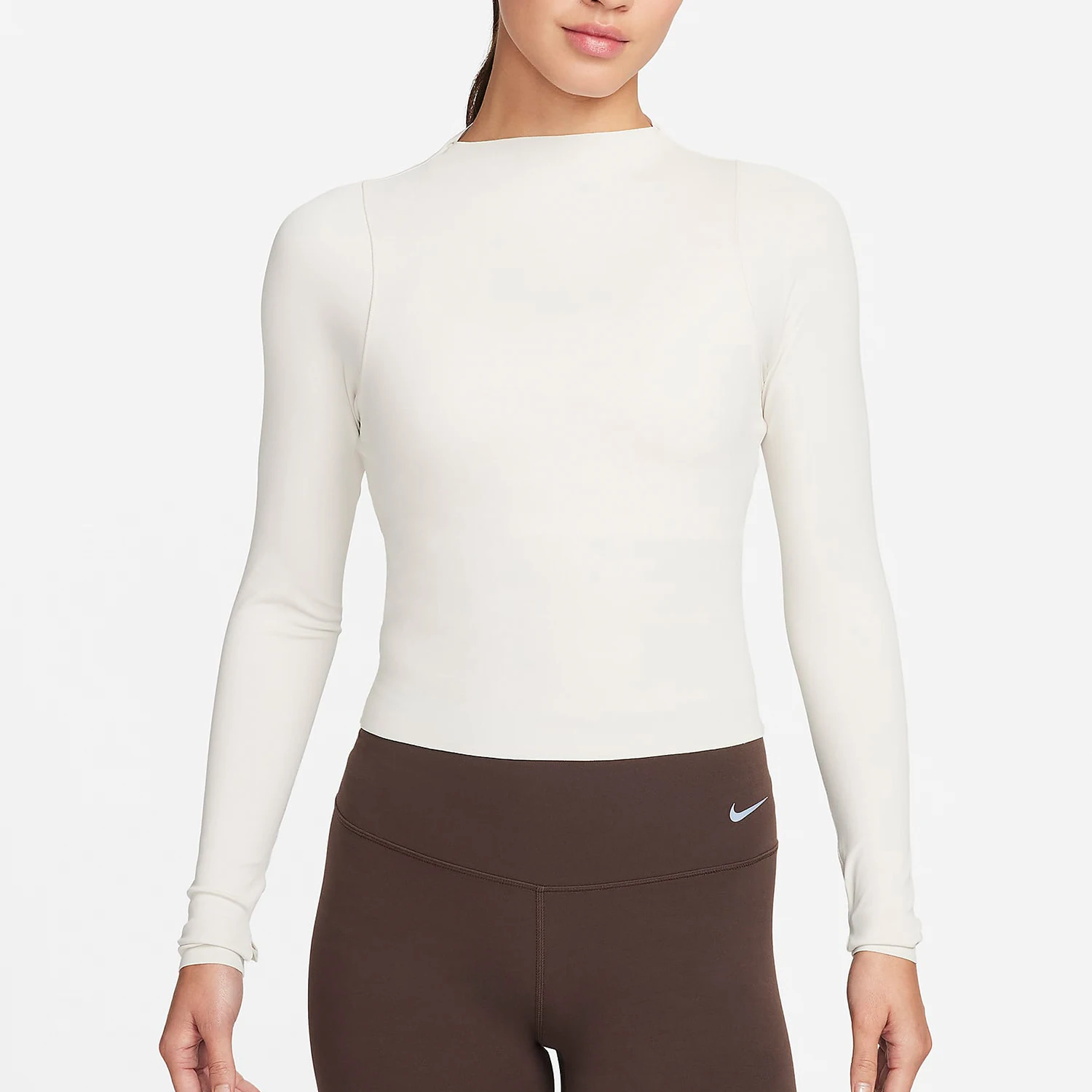 

Nike genuine New Women's Stretchy Breathable Long-Sleeve Tee FN3023-104