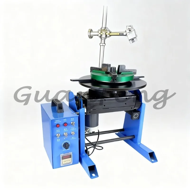 Flange Ring Weld Automatic Rotary Welding Turntable, 30kg Through Hole Welding, Gas Shielded Argon Arc Welding Equipment