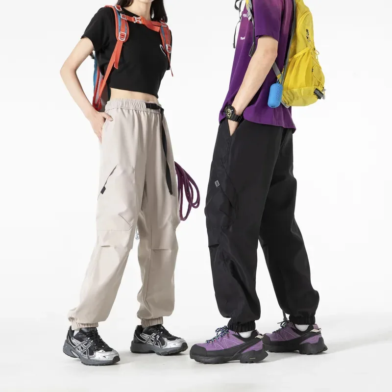 

Trendy multi pocket workwear pants for men's autumn new high street outdoor loose workwear pants