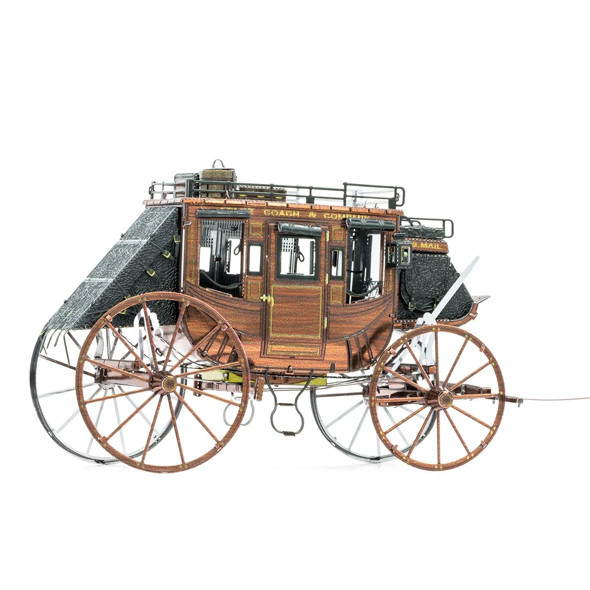 carriage 3D Metal Puzzle model kits DIY Laser Cut Puzzles Jigsaw Toy For Children