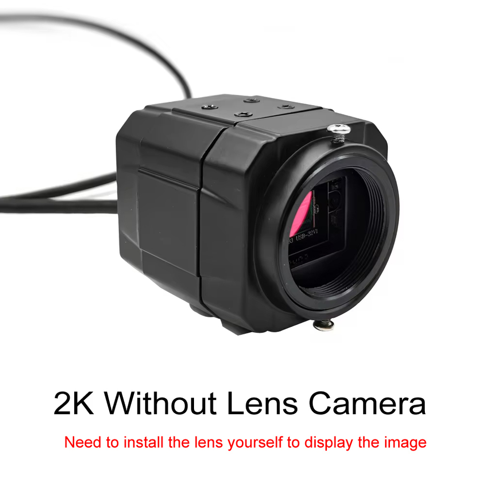  HD CS 5-50mm Varifocal Lens Industrial 30fps 4K 8MP CCD IMX415 USB Webcam 2K 4MP F5253 PC Video Usb Camera UVC OTG Live Teaching 