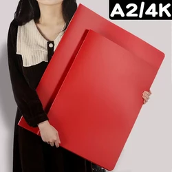 Large Poster Display Book A2 Folder For Drawings A2 Paper Organizer HD Transparent Sleeves A2 File Folder
