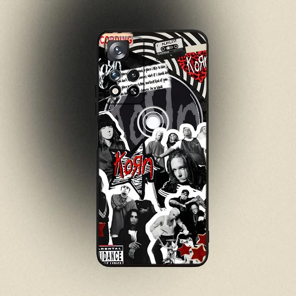 K-Korn Rock Band Phone Case For Samsung Galaxy A20,A21s,A22,A31,A32,A52,A53,A72,73,A80,A91 Soft Black Cover