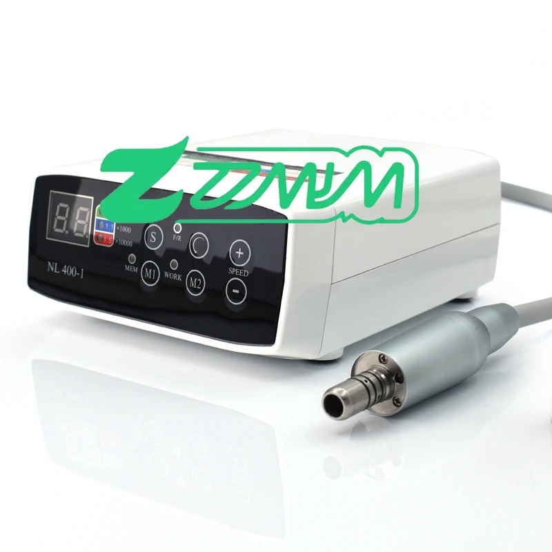 

Portable den tal Electric Motor With Led Light Tube Internal Water Spray NL400 External Brushless Electric Micromotor den ta