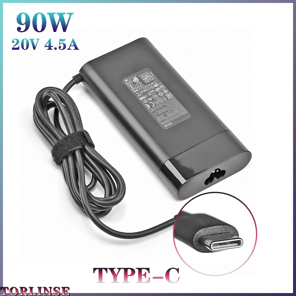 20V 4.5A 90W Laptop Adapter Charger Type-C For HP SPECTRE X360 15 TPN-DA08 TRAVEL DOCKING STATION HSA-Q001PR Noteobook Charger