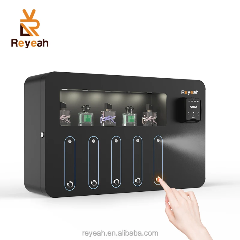 Large Capacity Fitness Dispenser Perfume Spray Tester Bottle Vending Machine with Software
