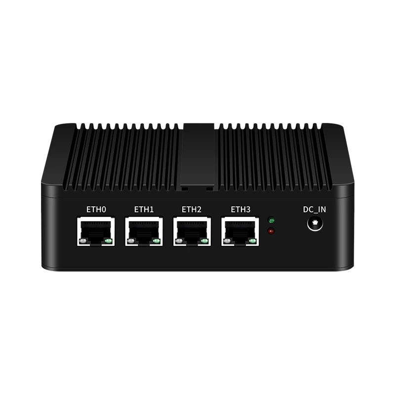 미니 PC 방화벽 기기, 인텔 N100 프로세서, 4x 인텔 i225 V 2.5G 이더넷 지지대, 윈도우 리눅스 Pfsense X86 라우터