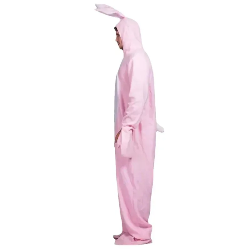 

Easter Rabbit Stage Pajamas Cosplay for Men Women Animal Pink Bunny Festival Costume Halloween Christmas Adult Clothes5;c,8'z,6.