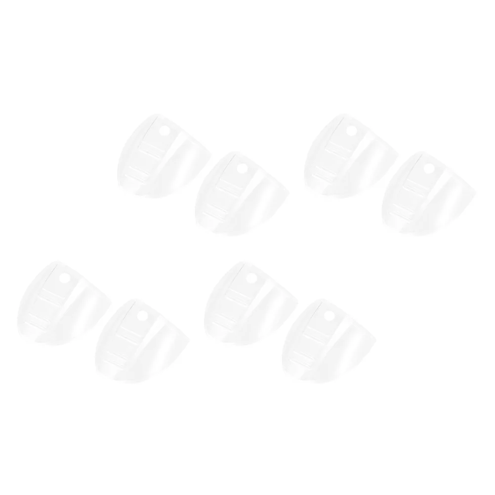 

4 Pairs Safety Eyeglasses Side Pad Shields Clear Flexible Sideshield for Protectors