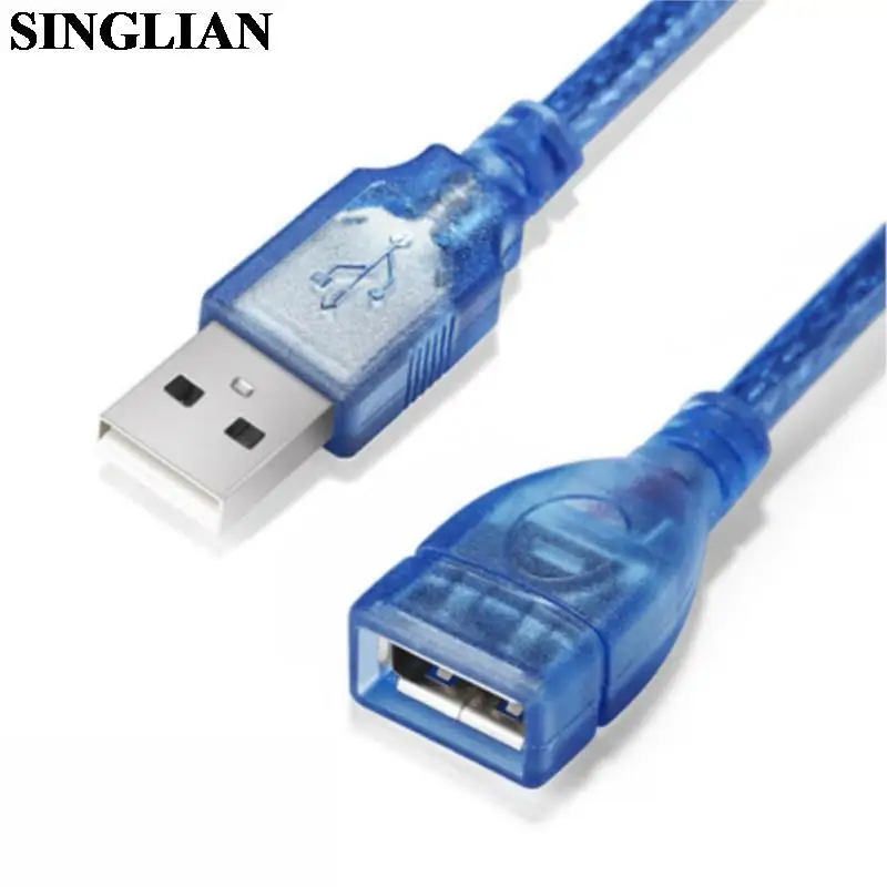 1pcs Square USB Printer Cable Micro Mini USB Data Cable Power Cord USB Extension Cable Length 30CM