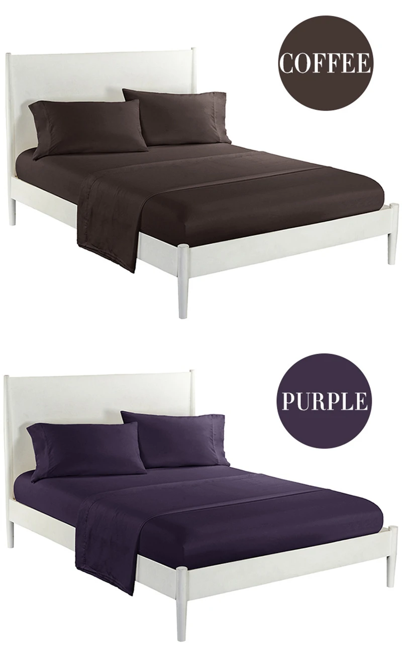 High-quality Simple King Size Bed Sheet Set Soft Comfortable Fitted Sheets Sets Queen Durable Bed Cover Mattress Protector Cover