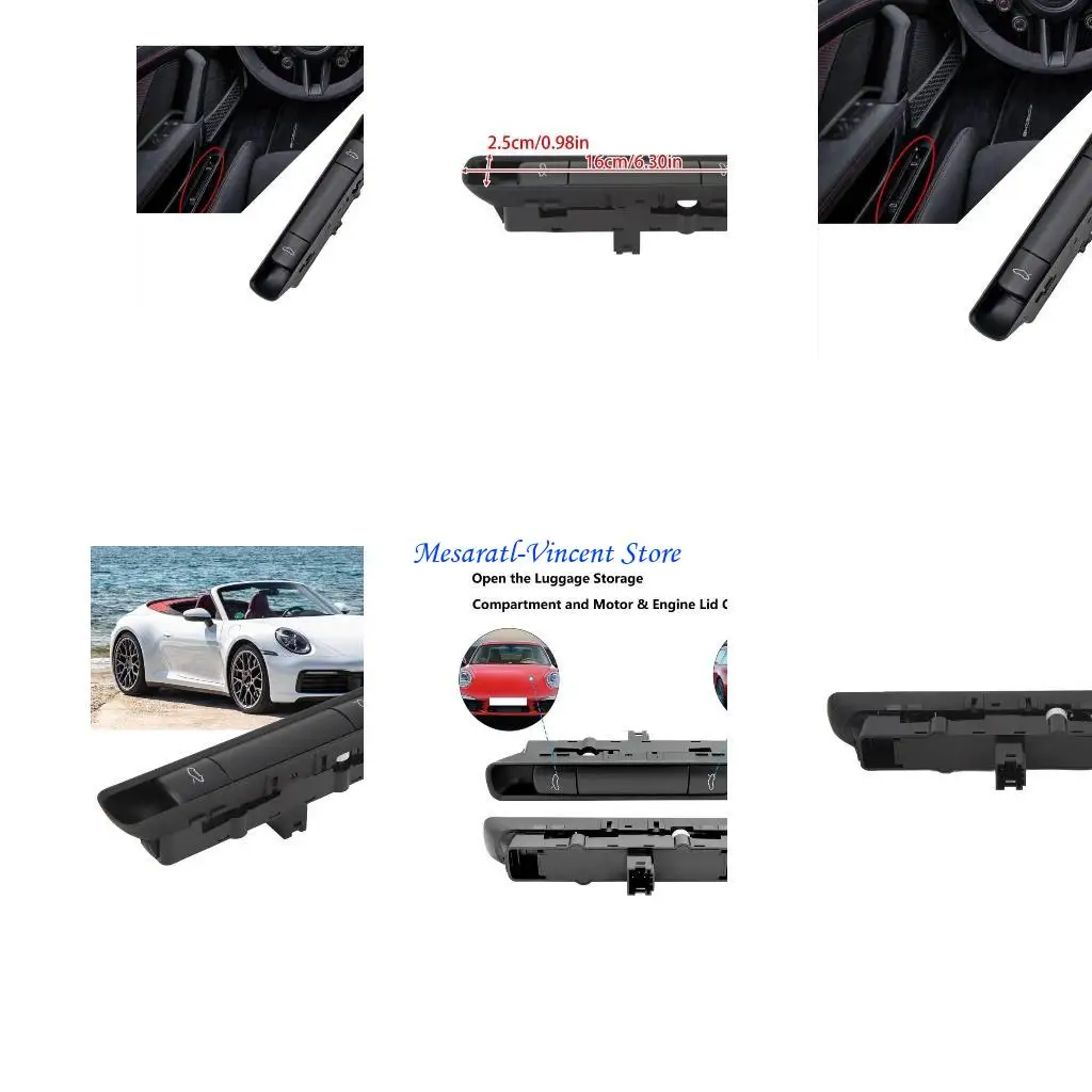 

A70F Замена автомобильных капот и выключателя выпуска туловища Автоматические аксессуары для 911 987