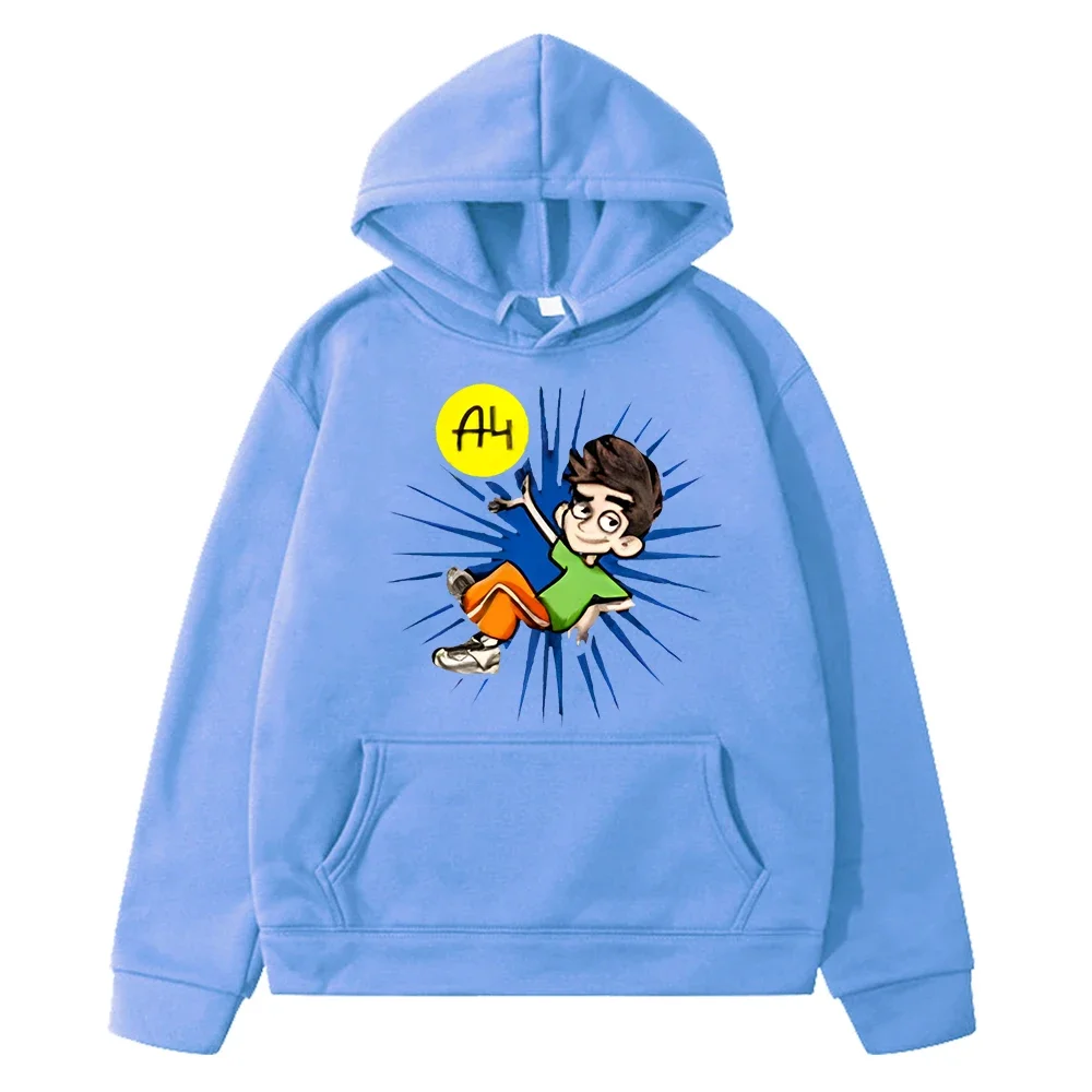 А4 Popular Characters Kawaii Sweatshirts Boys Anime Hoodie Y2k Sudadera Fleece Pullover Autumn Jacket Kids Clothes Girls Outfits