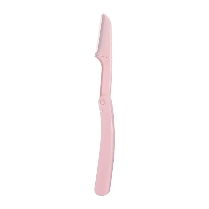 Afeitadora facial plegable segura para mujer, recortadora de cejas, cuchilla antiarañazos, herramientas de maquillaje, recortador de cejas, maquinilla de afeitar facial para mujer