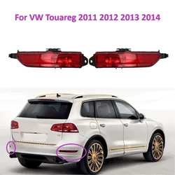 Car Rear Bumper Reflector Light Brake Lamp Without Bulb Warning Light Strip Bar For VW Touareg 2011-2014 7P6945701D 7P6945702D