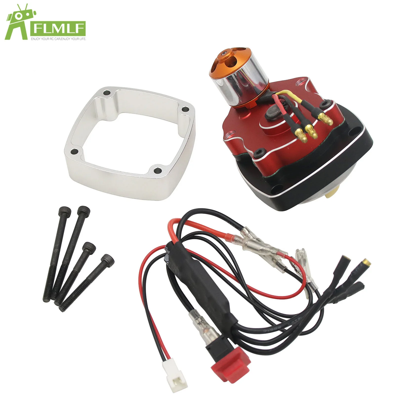 CNC โลหะไฟฟ้าชุดเริ่มต้น Fit สําหรับ Zenoah CY RCMK Marine Gas เครื่องยนต์ 26cc-58cc PUM Rc เรืออะไหล่