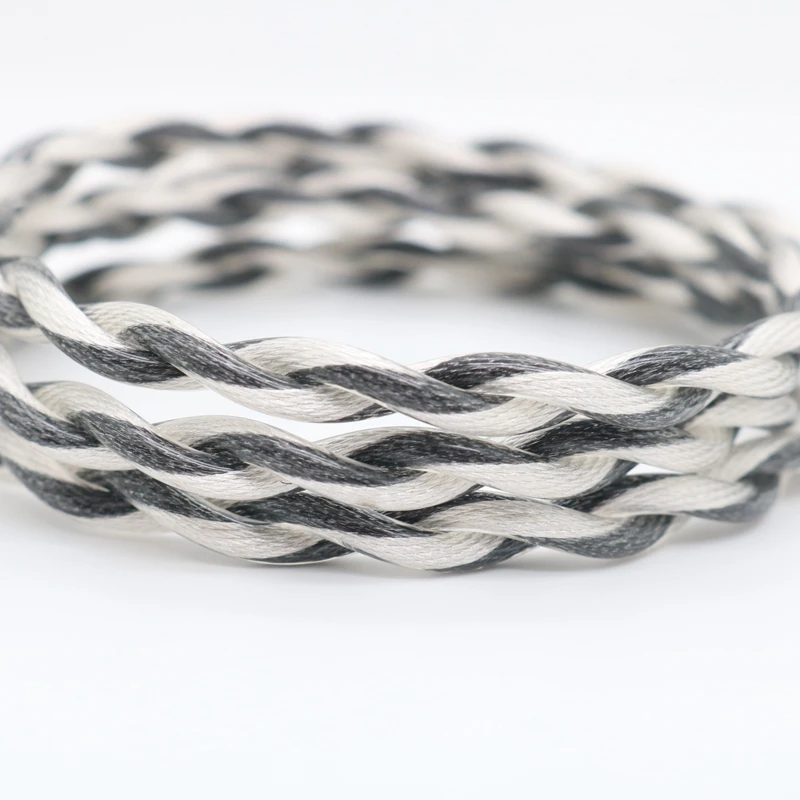 2 ядра медь и серебро смешанные наушники LITZ дизайн Улучшенный кабель Hi-Fi сбалансированные линии с MMCX/0,78 2PINfor LZ A7 KXXS ZAX MK3